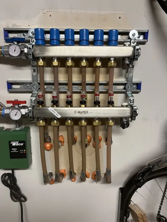 Plumber performing Leak Detection at a residential property in Edenton